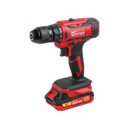 Аккум. дрель-шуруповерт WORTEX BD 1820-1 Li в чем. ALL1 XLT 18 В, 30 Н*м, 2х2 А*ч, БЗП(мет.) 13 мм