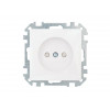 Розетка 1-ая (скрытая, б/з, з/ш) белая, Стиль, Bylectrica