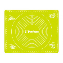 Коврик для теста с мерными делениями, силиконовый, 50х40 см, серия GREEN, PERFECTO LINEA