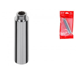 Удлинитель 1/2" вн.-нар. х 100 мм усиленный ХРОМ, AV Engineering (инд. упак.)