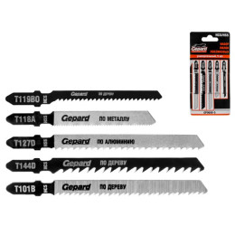 Набор пилок лобз. универсальный 5шт. GEPARD (GP0600-5)