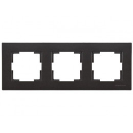 Рамка 3-ая горизонтальная черная, RITA, MUTLUSAN