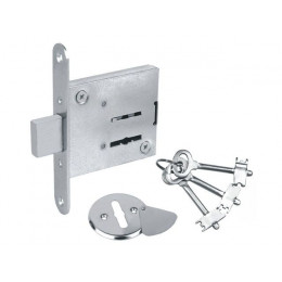 Замок врезной Омега ЗВ8-4 (3 ключа)