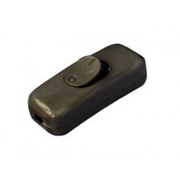 Выключатель на шнур 6А 250В черный, BYLECTRICA