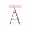 Лестница-стремянка алюм. проф. с широкой ступенью 107 см 5 ступ. 6кг NV3117 Новая Высота