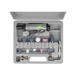 Пневмошлифмашина прямая ECO ADG25-01 с набором шарошек