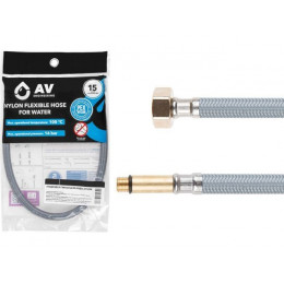 Подводка гибкая, Nylon, иголка м10 длинная - гайка 1/2" 50 см AV Engineering