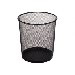 Корзина для бумаг, 26.5х22х28, черная, REDONDA, PERFECTO LINEA