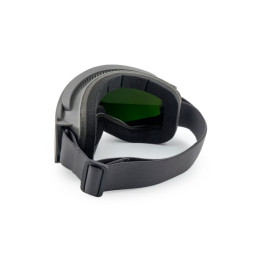 Очки закрытые панорамные СОМЗ ЗН11 PANORAMA темно-зеленые PC StrongGlass