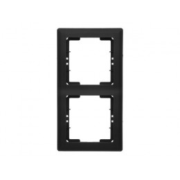 Рамка 2-ая вертикальная черная, DARIA, MUTLUSAN