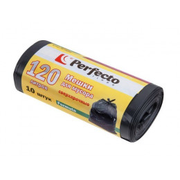 Мешки для мусора сверхпрочные Formula, 120 л, 10 шт., PERFECTO LINEA