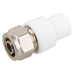 Штуцер переходной комб. (цанга) PPR/PEX 20/16х2, РТП