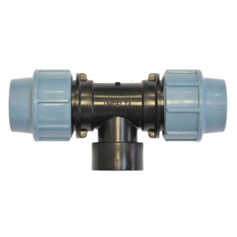 Тройник ПЭ вн. 20х3/4" Unidelta