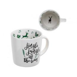 Кружка керамическая, 350 мл., SNOWFLAKE MAGIC-1, PERFECTO LINEA