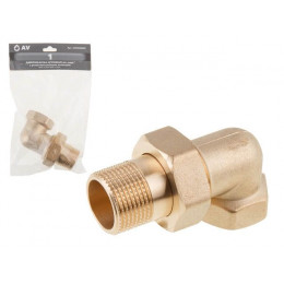 Американка угловая 1" вн.-нар., AV Engineering (инд. упак.)