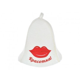 Шапка для бани и сауны «Красотка», войлок, "Hot Pot"