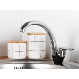 Смеситель для кухни D35-A, серия 280 черный, ECONOCE