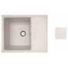 Мойка кухонная из искусственного камня PLATINUM песочный 570х465 мм, AV Engineering