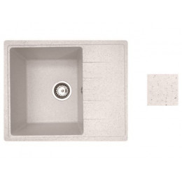 Мойка кухонная из искусственного камня PLATINUM песочный 570х465 мм, AV Engineering