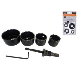 Набор пильных коронок по дереву  6предметов GEPARD (GP2200-06)