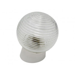 Светильник шар стекло/белый/наклонный 60Вт, IP20 (НБП 01-60-004) Юпитер