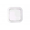 Выключатель 1 клав. (cкрытый, 6А) белый, Гармония, BYLECTRICA