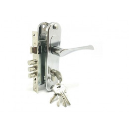 Замок врезной Зенит ЗВ7-60.1 (хром)