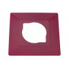 Рамка 1-местная декоративная бордовая BYLECTRICA