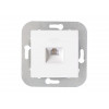 Розетка 1-ая телефонная (скрытая) белая, Уют, Bylectrica