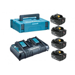 Комплект аккумулятор LXT 18.0 В BL1840B 4 шт. + зарядное устройство DC18RD в кейсе