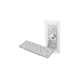 Кабельный ввод мембранный КВМ-16, ТЭП, RAL7035, IP54, 16 вводов TDM