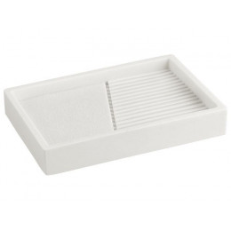 Мыльница ELEMENT, белая, PERFECTO LINEA