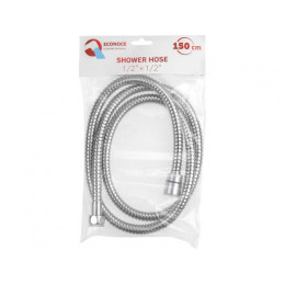 Шланг душевой, SUS/PVC, 1/2" г-г 150 см, хром, ECONOCE