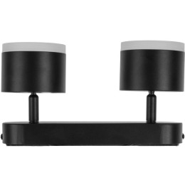 Светильник накладной поворотный/черный 2*GX53 2*15 Вт LEIDEN ELECTRIC