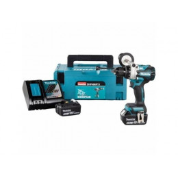 Аккум. ударная дрель-шуруповерт MAKITA LXT DHP 486 RTJ в кейсе