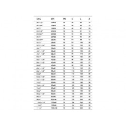 Ниппель ПЭ 50 х 1 1/4" нар., AV Engineering