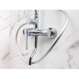 Душевая система (Lt) D35, серия Lotus хром, a-five