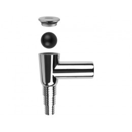 Сифон для стиральной машины наружный хром, AV Engineering