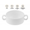 Супница керамическая, 300 мл, белая, PERFECTO LINEA