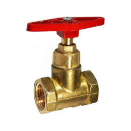 Кран вентильный 1 1/4" вн.-вн. (ПАР) PN1,6 МПа, 15Б1п, Цветлит