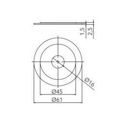 Прокладка для выпуска 64мм, AV Engineering