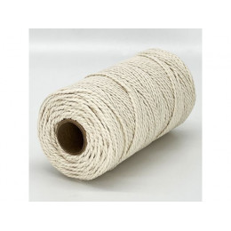 Нить хлопковая крученая двухпрядная 2 мм 100 м STARFIX