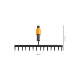 Грабли мет. для грунта 14 зубьев QuikFit FISKARS