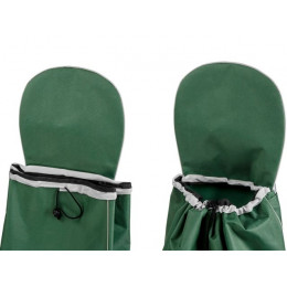 Сумка-тележка хозяйственная на колесах 30 кг, зеленая, полоска, PERFECTO LINEA