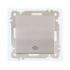 Выключатель промежуточный многопозиционный (скрытый, без рамки, пруж. зажим) серебро, DARIA, MUTLUSA