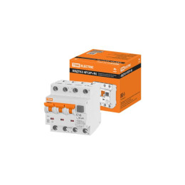 Выключатель дифференциальный автоматич. АВДТ-63/4P C16 30мА тип А TDM