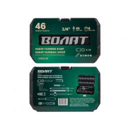 Набор головок и бит 46пр. ВОЛАТ