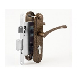 Замок врезной Омега ЗВ7 (бронза)