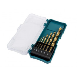 Набор сверл по металлу HSS-TiN Economy 6 шт, 2-8 мм MAKITA