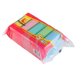 Губки кухонные, 5 шт., 90х60х31 мм, PERFECTO LINEA